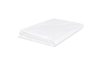 Lotus Crib Cotton Fitted Sheet folded into thirds